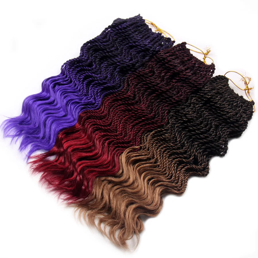 FALEMEI синтетические волосы для наращивания вьющиеся Сенегальские плетеные