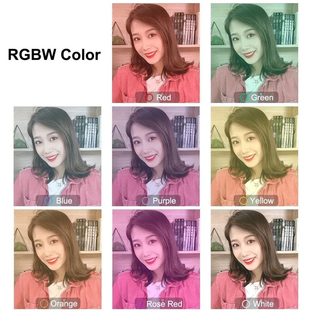 Светильник кольцевой светодиодный с регулируемой яркостью 4 7/6 2 дюйма