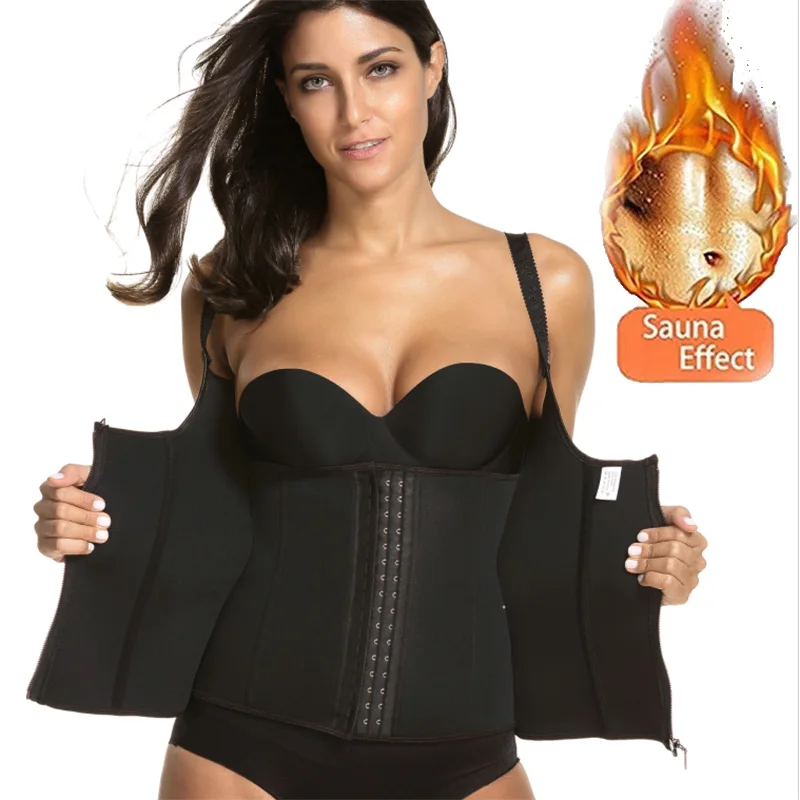 Корсет на талию корсет молнии с пряжкой топ корректирующий женский моделирующий