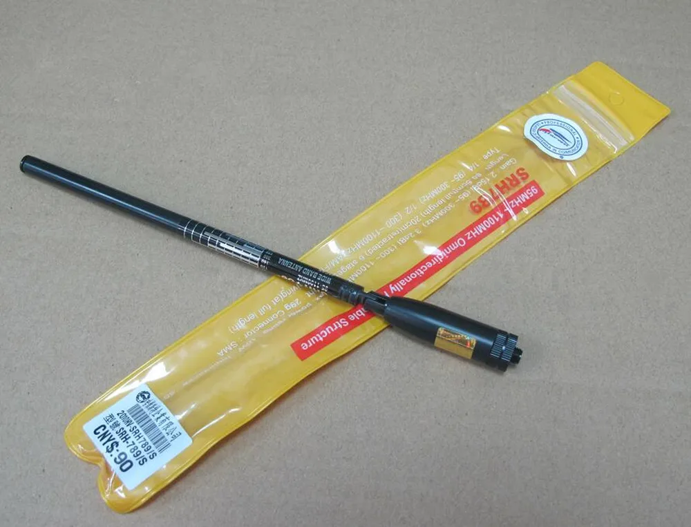 

OPPXUN SRH789 SMA-Female/ 95-1100MHz Foldable Wide Band Telescopic Antenna SRH-789 For baofeng UV5R UV9R BF888S PUXING TYT Radio
