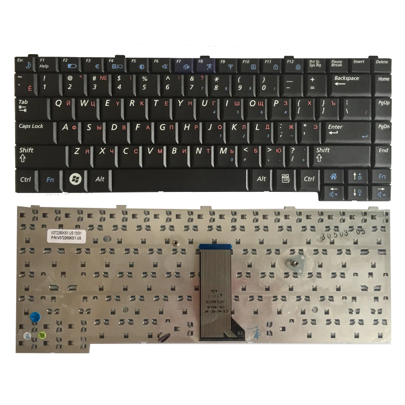 Новая русская клавиатура для ноутбука samsung Q308 Q310 Черная|laptop keyboard|keyboard for laptopru keyboard
