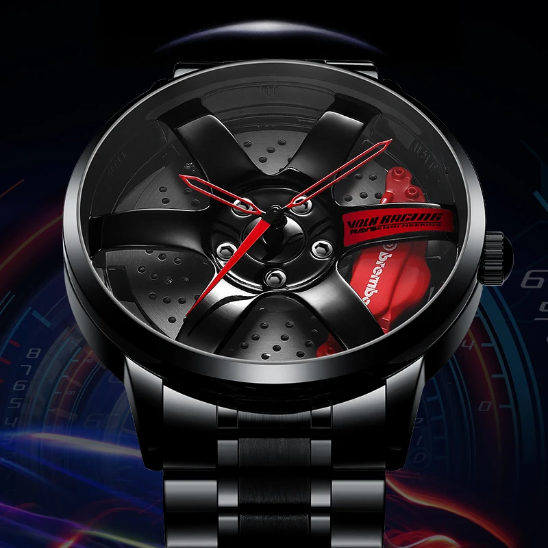 Часы мужские модные роскошные из нержавеющей стали и вольфрама|Мужские