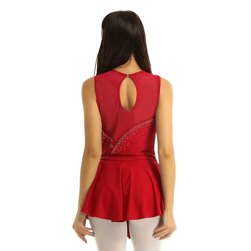 Женское блестящее Сетчатое платье без рукавов со стразами с вырезом на спине