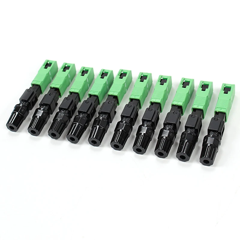 

New 300Pcs/Lots Embedded FTTH Fiber Optic Quick Connector FTTH SC/APC SM Fast Connector for CATV