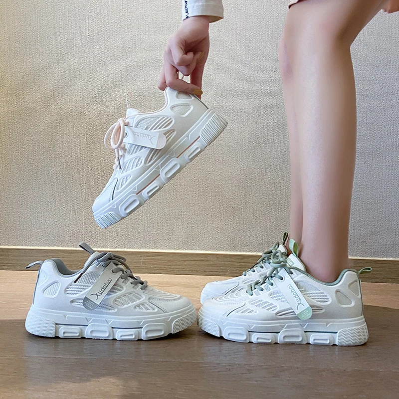 

2020 Women Sneakers White Casual Platform Sneakers Light Fashion Women Sport Shoes Running Walking Trainers Vulcanize Shoes