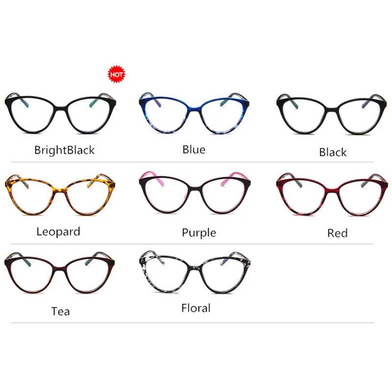 Модная дизайнерская пластиковая оправа для очков кошачий глаз роскошные