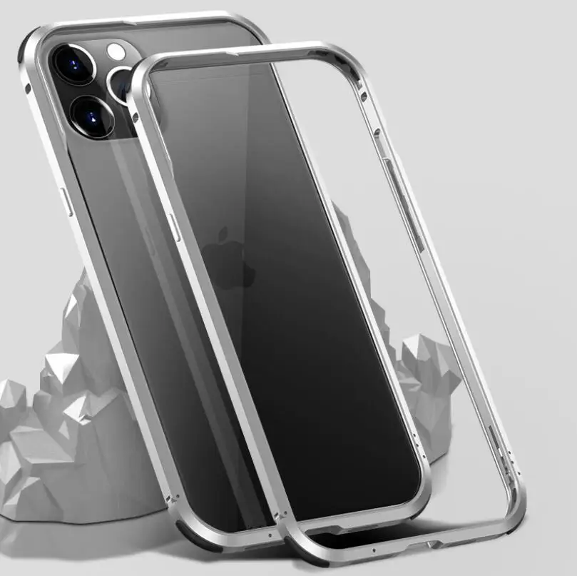 

Phone Case For Apple iphone12 12pro MAX metal frame titanium alloy Shell protective cover heat dissipation buckle