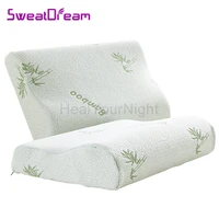 1pcs bamboo pillows memory foam bedding pillow for sleeping orthopedic sleeping beding pillows cervical pillows neck protection