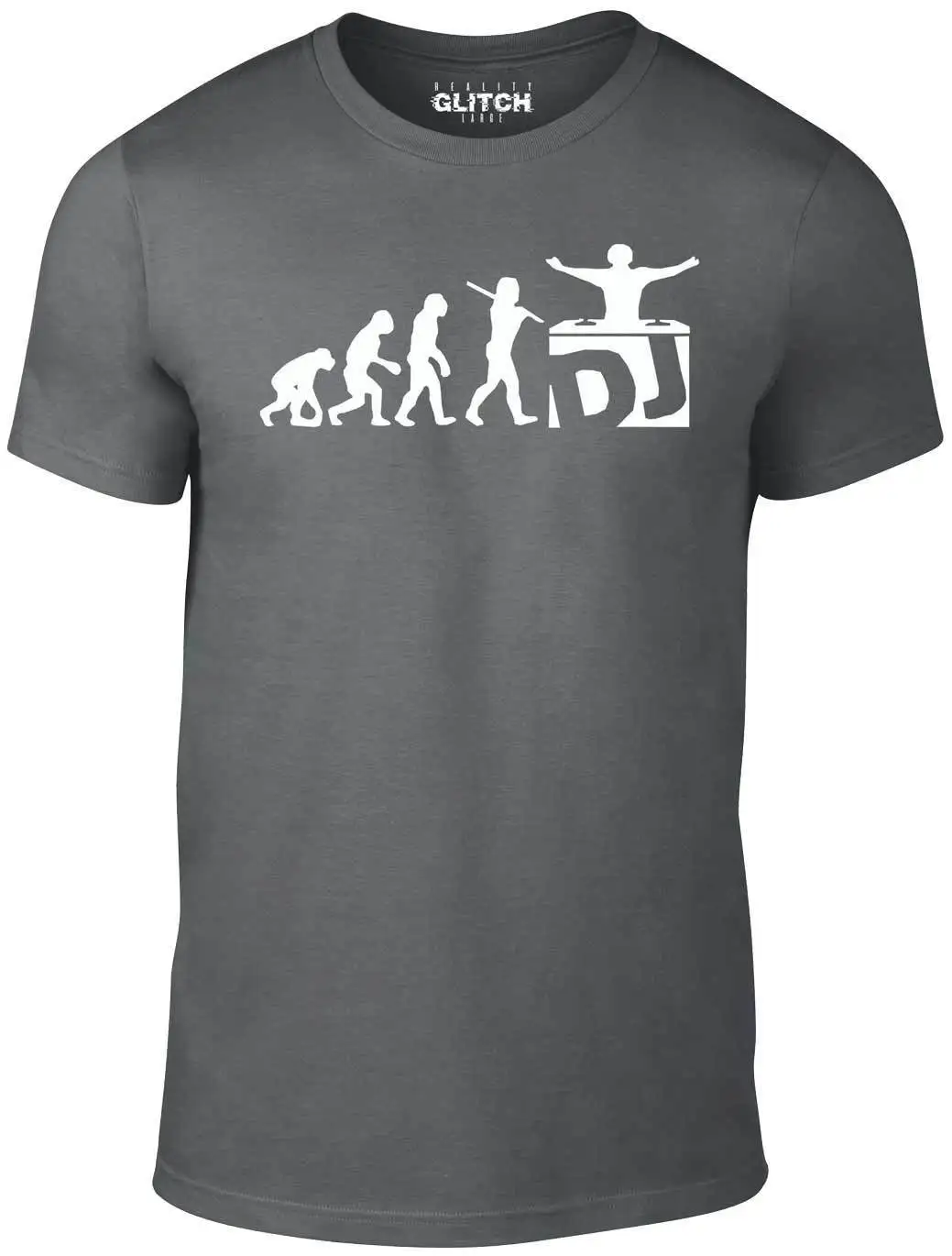 DJ Evolution T shirt - Funny T-shirt Music Mixing Djing Disk Jockey Turntable Cool Casual pride t men Unisex New Fashion | Мужская