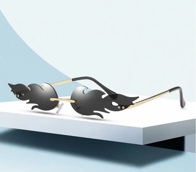 

Очки солнцезащитные женские «кошачий глаз», пикантные брендовые дизайнерские зеркальные солнечные очки в металлической оправе, UV400, ретро