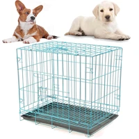 foldable pet playpen steel wire fence puppy kennel house puppy space dogs supplies rabbits euinea pig cage