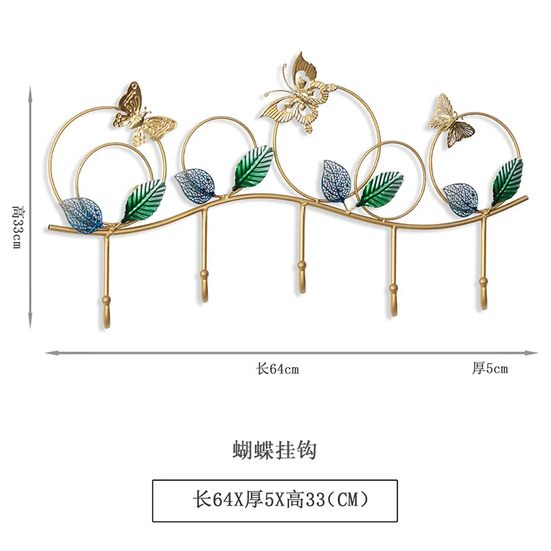 

Creative Iron wall hook Coatrack keys holder wall home decor Metal door hook hangers Door hanger Over the door hooks for hanging