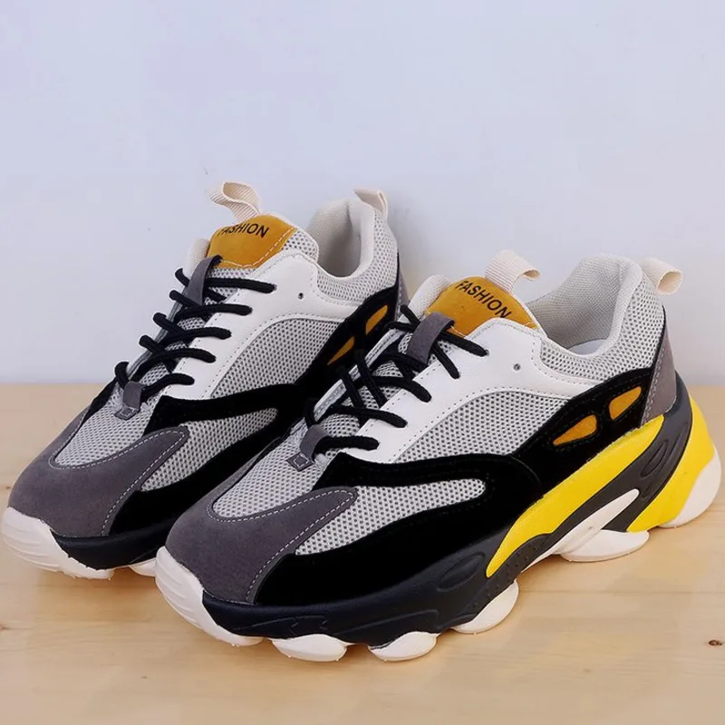 Женские кроссовки на платформе модные женская брендовая повседневная обувь