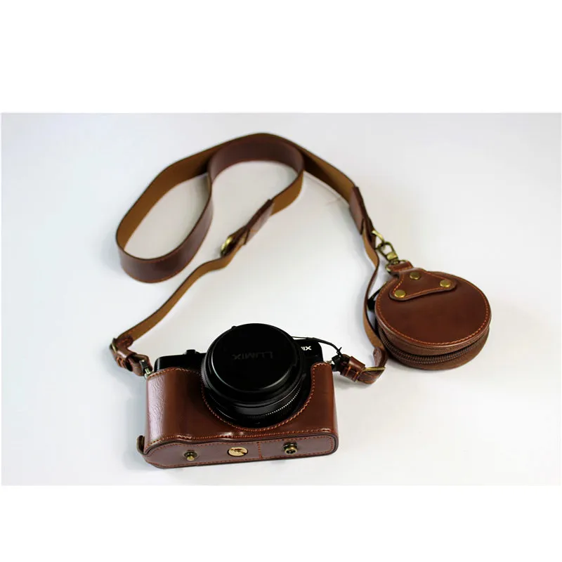 Чехол из искусственной кожи для камеры Panasonic LUMIX LX100II LX100M2 LX100 M2 MarkII защитный чехол