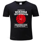 Мужская футболка с круглым вырезом, модная брендовая футболка свойство некома, Токийский митрополит, волейбольный клуб, футболка с японской мангой Haikyuu