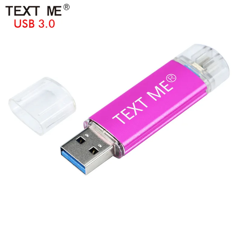 Флэш-накопитель TEXT ME OTG USB 3 0 64 ГБ карта памяти 8 4 Гб для телефона флэш-накопитель 16