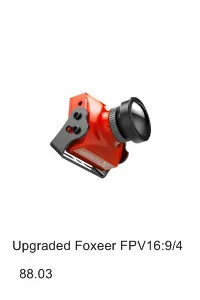 Усовершенствованная мини-камера Foxeer FPV16: 9/4: 3 с экраном аксессуары для дрона DIY чехол из сплава с низкой задержкой PAL/NTSC Переключатель пористая установка