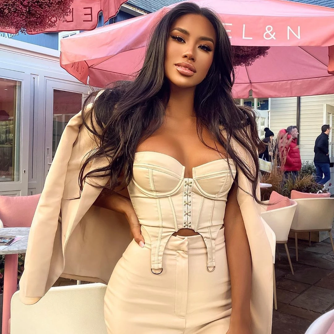 Женский клубный укороченный топ с пряжкой пикантная уличная одежда джинсовые