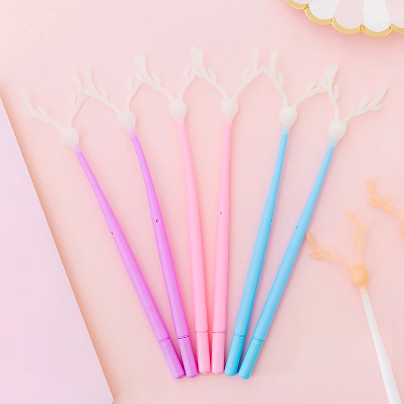 10 шт. мультяшные гелевые ручки милые творческие для учеников канцелярские