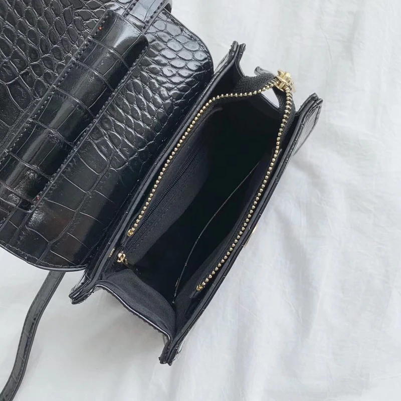 Модные женские сумки с узором из камня мини через плечо искусственной кожи