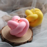 new 3d silicone woolen candle molds korean candle mold woolen ball design handmade soy candles making aroma wax soap molds