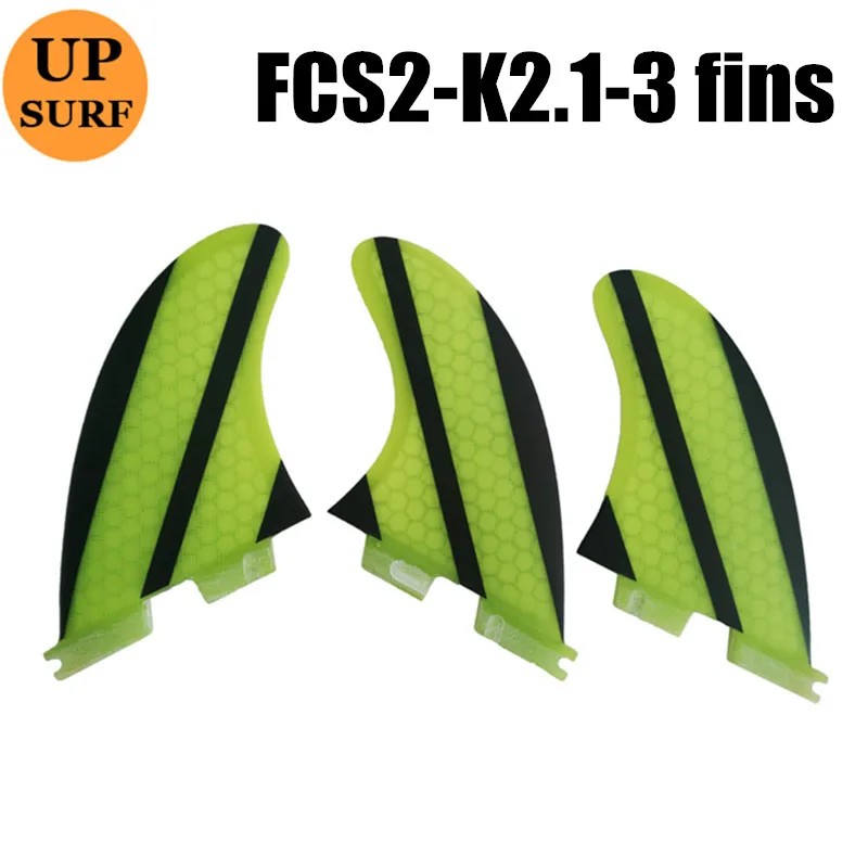 FCS2 плавник для серфинга FCSII K2.1 из стекловолокна Barbatanas de fcs ii плавники серфинга|fcs