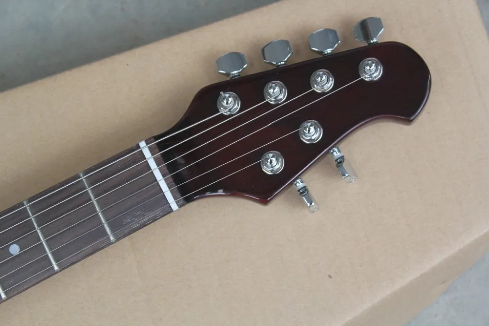 Новинка+ фабрика+ Альберт ли signature musicman Роскошная электрогитара Ernie Ball musicman металлическая синяя гитара