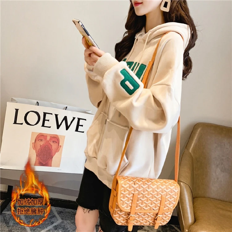 Timis ли золото бархатные толстовки с капюшоном изображением для Женская