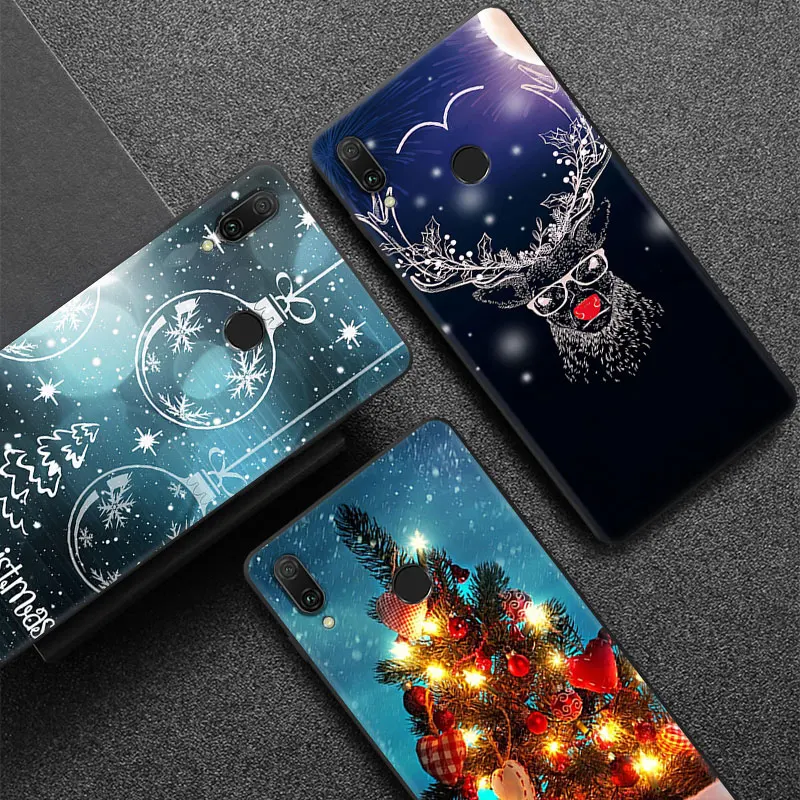 Силиконовые чехлы в подарок для телефона Y7 Prime 2018 тонкий мягкий матовый гелевый