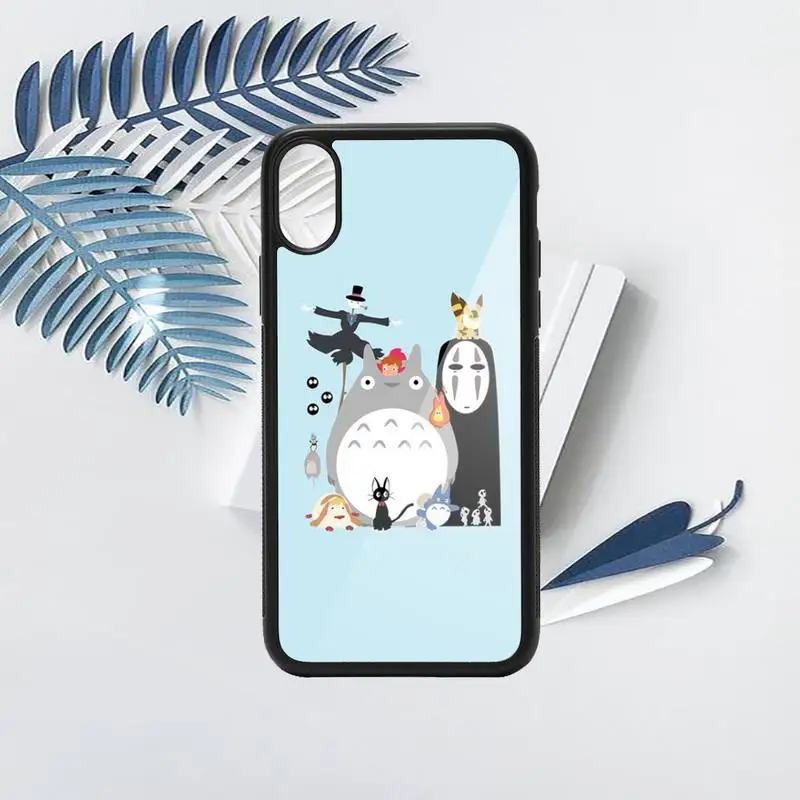 

Miyazaki Hayao totoro anime Phone Cases PC for iPhone 11 12 pro XS MAX 8 7 6 6S Plus X 5S SE 2020 XR