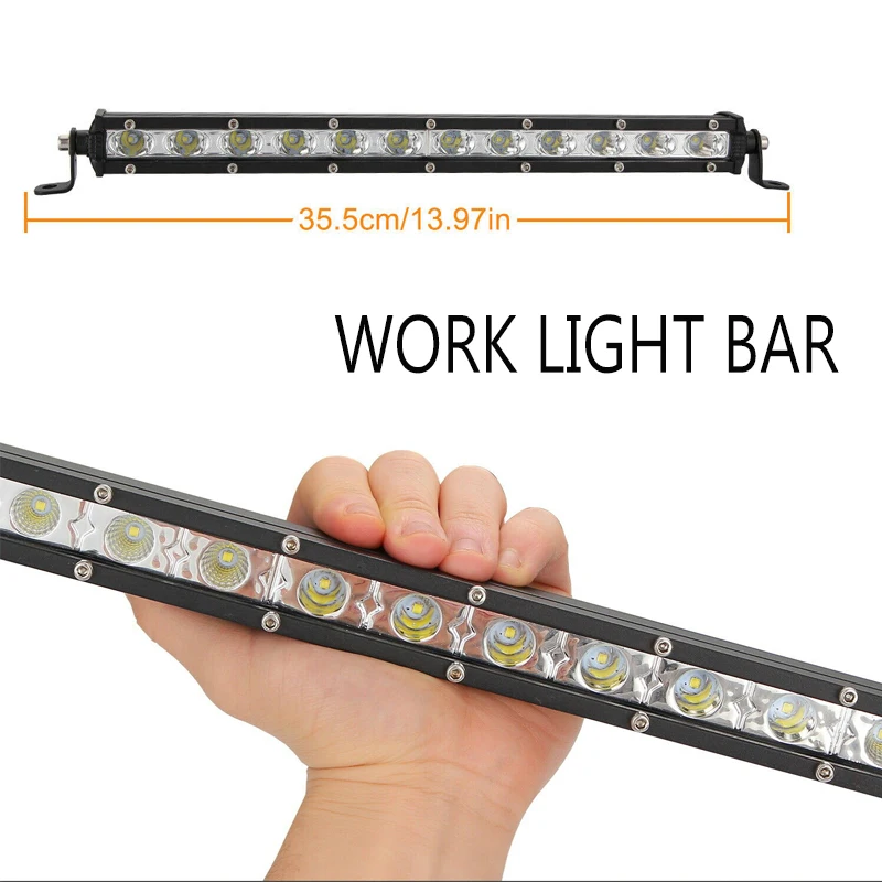 1X14 ”светодиодный светильник фонарь точечный прожектор фара дальнего света для