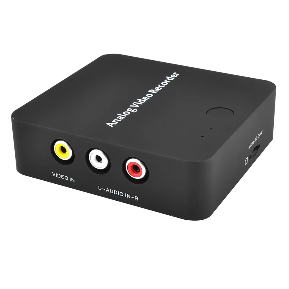 

AV Port Network USB 2.0 Box Analog Video Recorder Home Audio File Saving Press Button VHS VCR DVD Out HD Digital