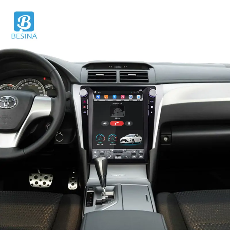 Автомобильный мультимедийный радиоприемник Besina 12 1 дюйма Android 9 для Toyota Camry 2012-2014