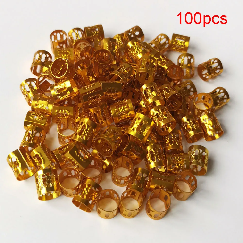 100 шт инструмент мини украшения дреды манжеты легко использовать Расширение DIY