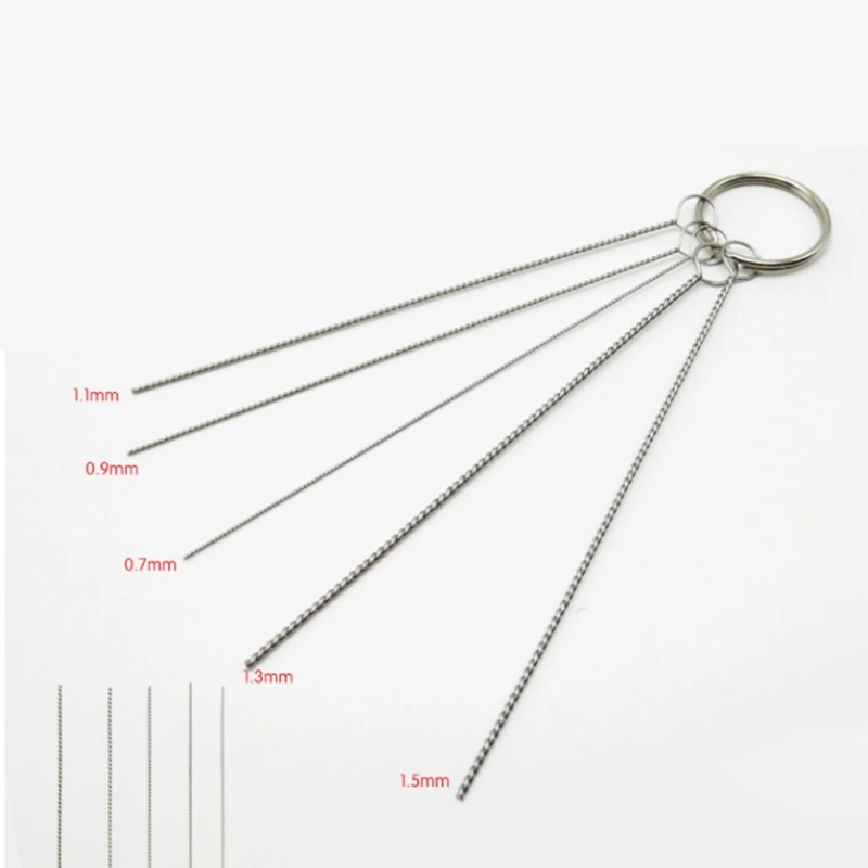

Mini Airbrush Cleaning Tools 2 Replaceable Dredging Needle Sets 4-piece Plastic Glass + Plastic + Metal High quality