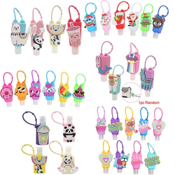 1 шт. силиконовый чехол для путешествий с мультяшным рисунком|Многоразовые