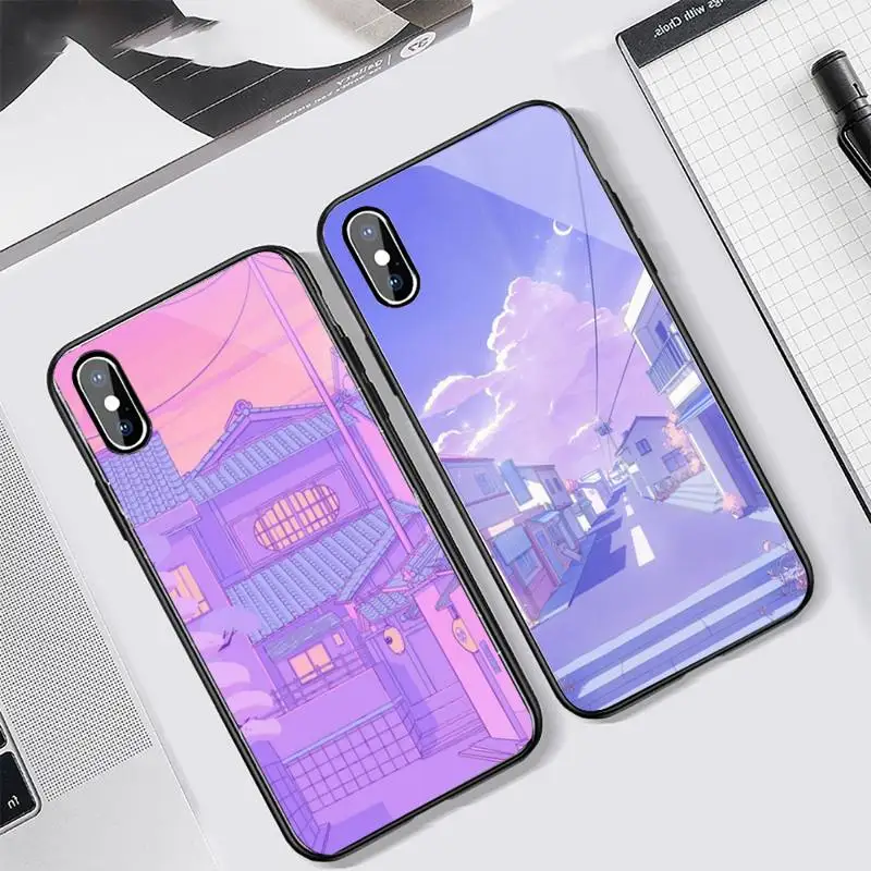 

Christmas gift Sailor Moon Phone Case Tempered glass For iphone 6 7 8 plus X XS XR 11 12 13 PRO MAX mini