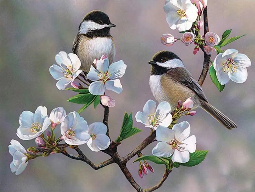 MEIAN Алмазная картина с птицами полностью сделай сам вышивка крестиком мозаика