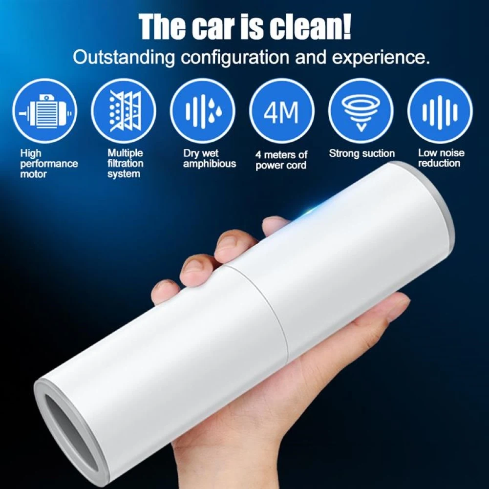 Малый ручной пылесос для влажной и сухой уборки 12 В 120 Вт | Автомобили мотоциклы