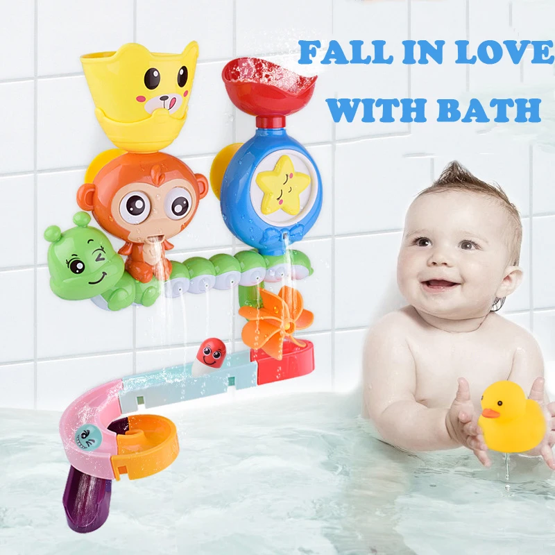 Детская игрушка для ванны Водопад с двумя штабелируемыми чашками|Игрушки ванной|