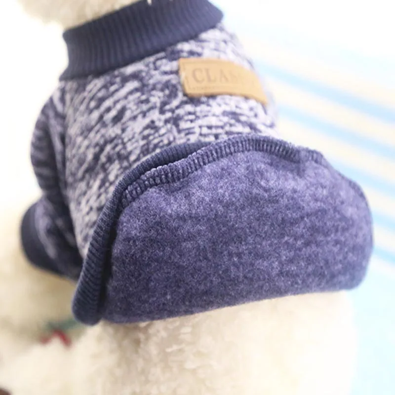 Одежда для собак маленьких Мягкая свитер Собаки зимняя одежда чихуахуа