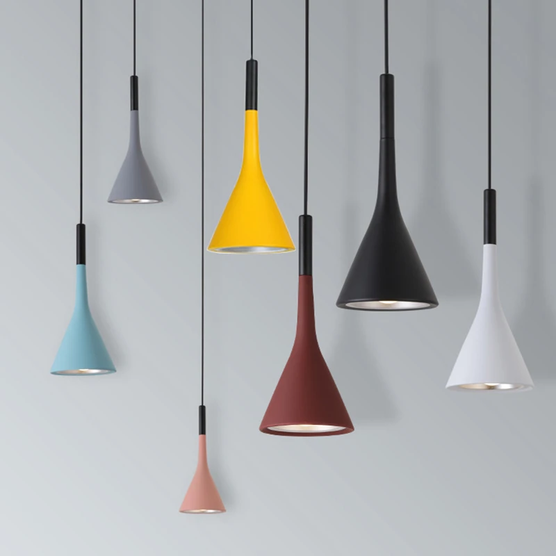 

Nordic Modern wood Aluminum Led Pendant Lights E27 bulb HangLamp Kitchen bar home study living room Bedroom Fixture Lighting