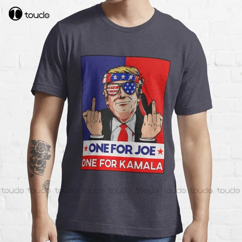 

New Donald Trump Funny Impeachment Political Funny Joe Biden Anti Biden Harris Retro 2021 T-Shirt Cotton Men Tee Shirt