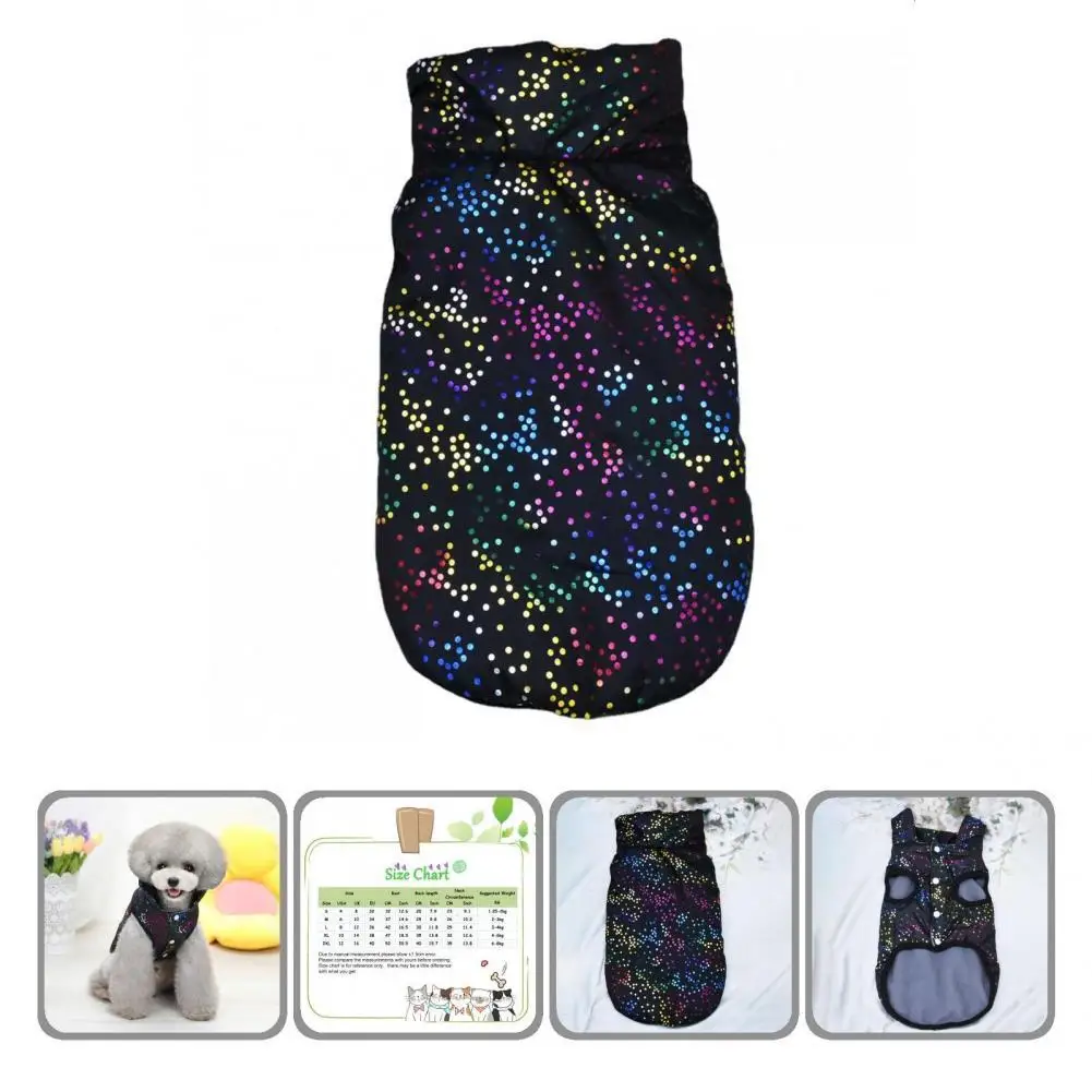 

Wind-proof Premium Casual Dog Kitten Sleeveless Thickened Tops for Winter