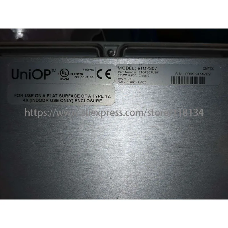 For UNIOP ETOP307 Lcd screen Display with touch panel digitizer