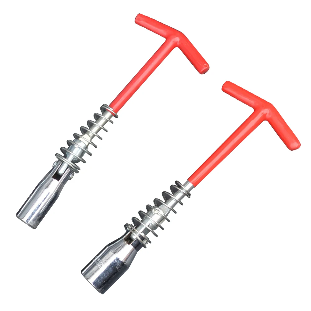 

14mm/ 16mm Spark Plug Removal Tool Spanner Socket Wrench Grip Handle Flexible Spanner Socket T Handle