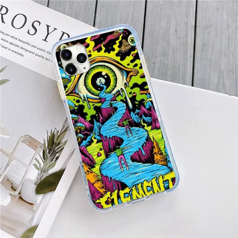 

Colourful Psychedelic Trippy pattern luxury Phone Case shell for iPhone 11 12 pro XS MAX 8 7 6 6S Plus X 5S SE 2020 XR