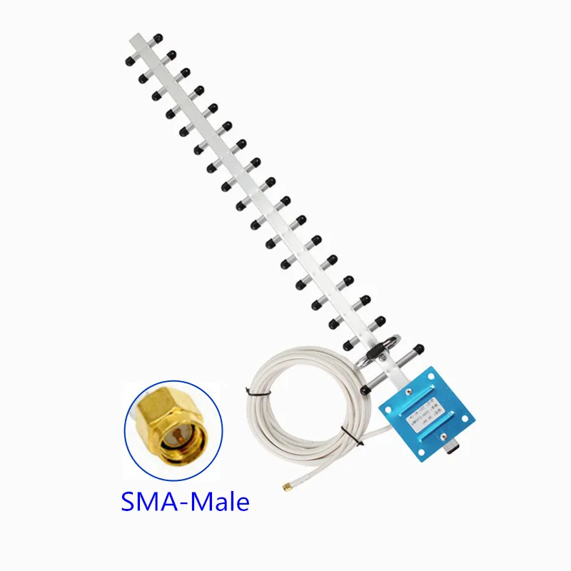 4G LTE wifi 20dBi антенна наружная SMA штекер с кабелем 5 м направленная для модем