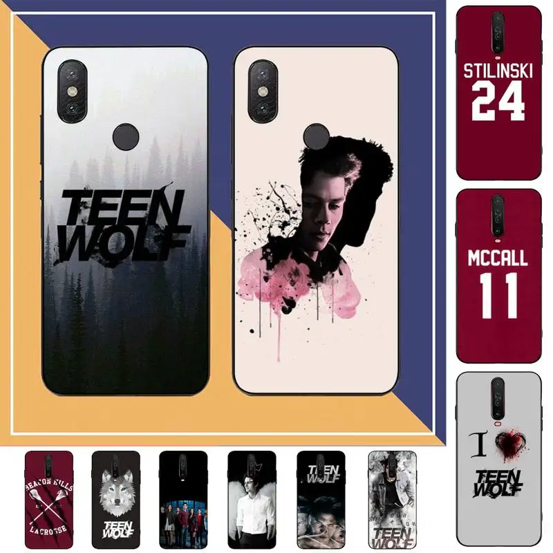 

FHNBLJ Teen Wolf Phone Case for Redmi Note 8 7 9 4 6 pro max T X 5A 3 10 lite pro