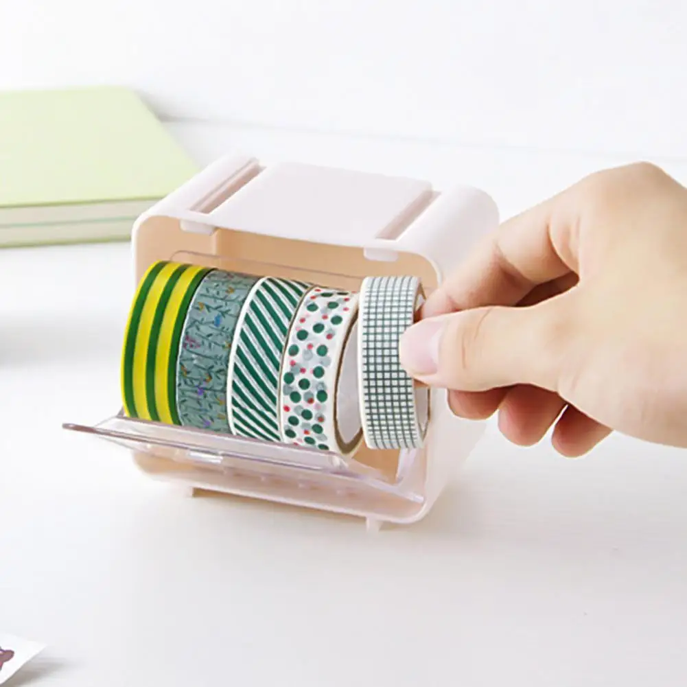 

Настольный лента коробка для хранения Диспенсер канцелярия, органайзер, офисные школьные принадлежности, блокноты лента коробка для хране...